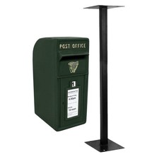 Green Irish Post Box with