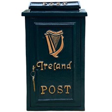 Irish Harp Irish Post Mailbox