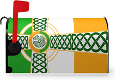Celtic Irish Flag Mailbox