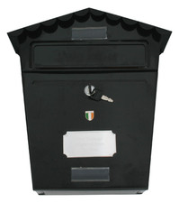 Irish Icons Steel Post Box
