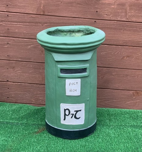 Large green irish post box - irish,