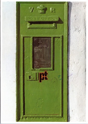 Postcard mailbox an irish - postcard,