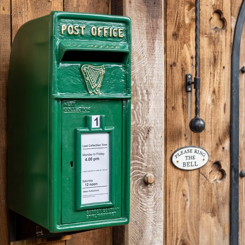 Irish green cast - iron, box