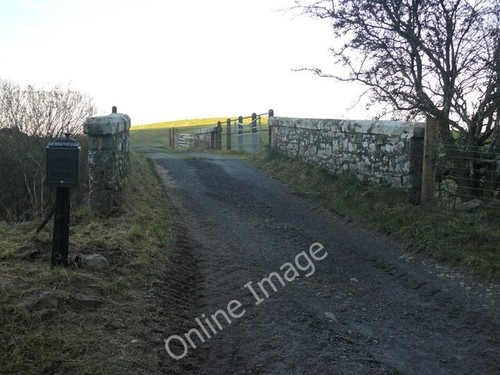 Photo 6x4 irish post - box, in